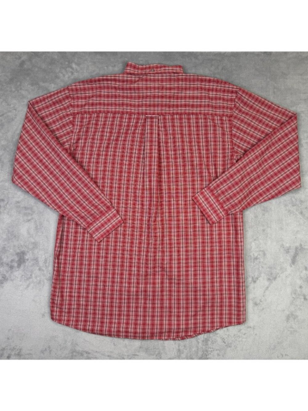 Wrangler Riata Shirt Mens 2XLT Red Plaid Button Down Western Cowboy 2XL Tall - Picture 4 of 11